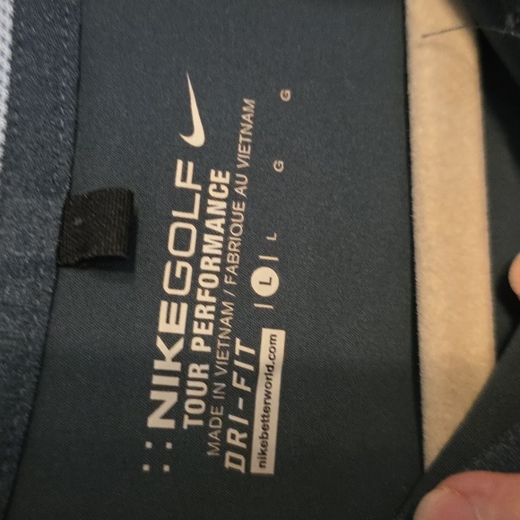 Nike Golf Tour Performance Mens Two-Tone Gray 1/4 Zip Pullover Jacket Sz L EUC - Picture 2 of 8